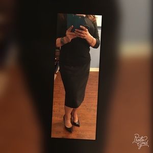 Worthington black skirt (stretch)